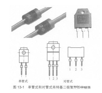 肖特基二極管外形特征和應用說(shuō)明